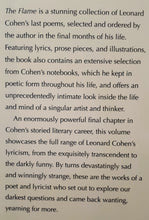 Load image into Gallery viewer, THE FLAME - Leonard Cohen
