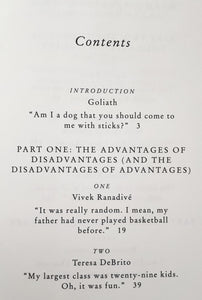 DAVID AND GOLIATH - Malcolm Gladwell
