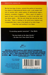 FEAR AND LOATHING IN LAS VEGAS - Hunter S Thompson