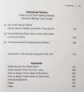 ATOMIC HABITS - James Clear