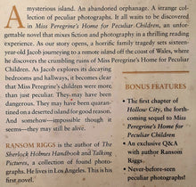 Load image into Gallery viewer, MISS PEREGRINE'S HOME FOR PECULIAR CHILDREN - Ransom Riggs
