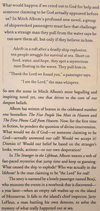THE STRANGER IN THE LIFEBOAT - Mitch Albom
