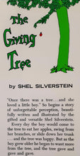 Load image into Gallery viewer, THE GIVING TREE - Shel Silverstein
