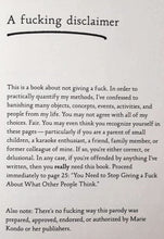 Load image into Gallery viewer, THE LIFE-CHANGING MAGIC OF NOT GIVING A F*CK - Sarah Knight
