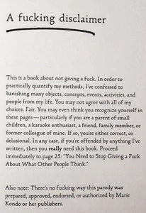 THE LIFE-CHANGING MAGIC OF NOT GIVING A F*CK - Sarah Knight