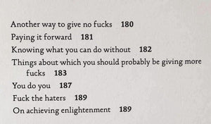 THE LIFE-CHANGING MAGIC OF NOT GIVING A F*CK - Sarah Knight