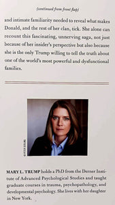 TOO MUCH AND NEVER ENOUGH - Mary L. Trump