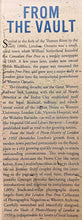 Load image into Gallery viewer, LONDON FREE PRESS: FROM THE VAULT - Jennifer Grainger
