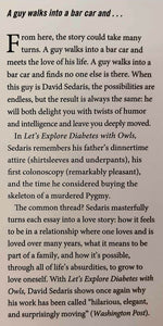 LET'S EXPLORE DIABETES WITH OWLS - David Sedaris