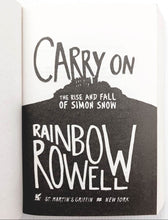 Load image into Gallery viewer, CARRY ON - Rainbow Rowell
