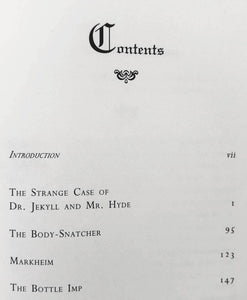 THE STRANGE CASE OF DR. JEKYLL AND MR. HYDE AND OTHER STORIES - Robert Louis Stevenson